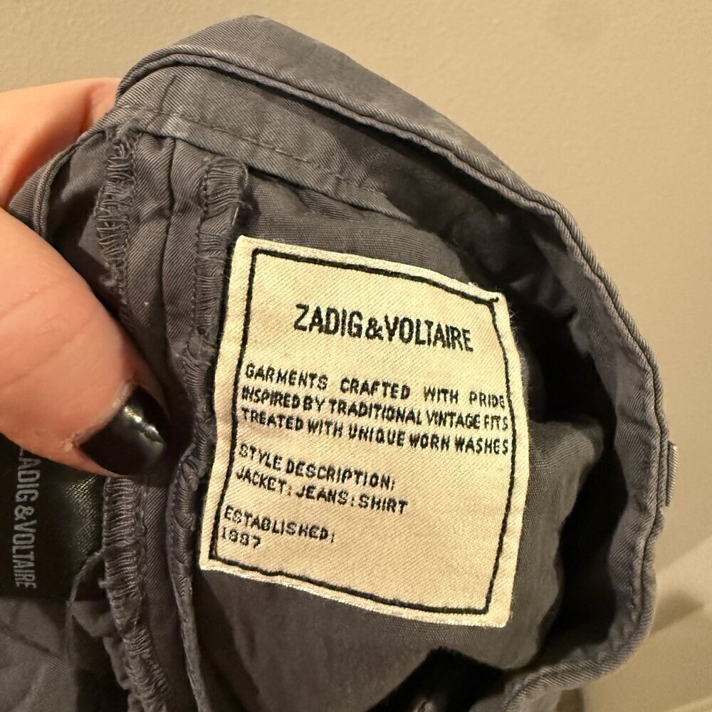 Zadig‎ & Voltaire Men's Gray Chino Pants - Size 40 designer - Picture 4 of 5